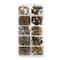 John Bead 10 Slots Rectangle Antique Copper Findings Jewelry Making Kit, 503ct.